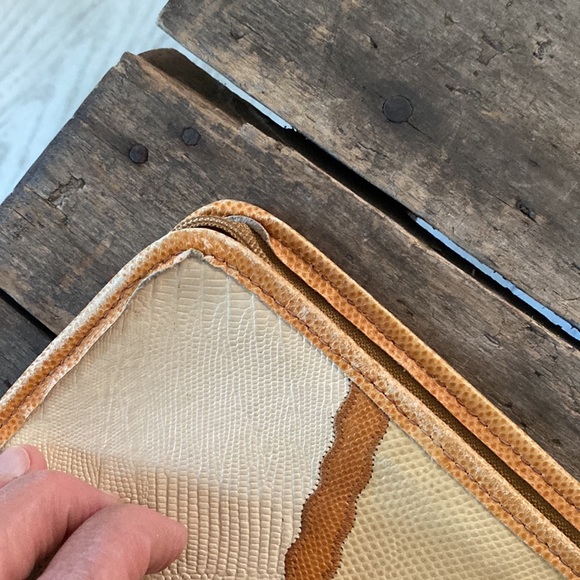 Vintage Carlos Falchi patchwork attaché - Picture 7 of 13